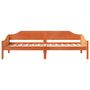 Voir la diapositive 5 : VIDAXL Cadre de lit sans matelas cire marron 80x200 cm bois pin massif