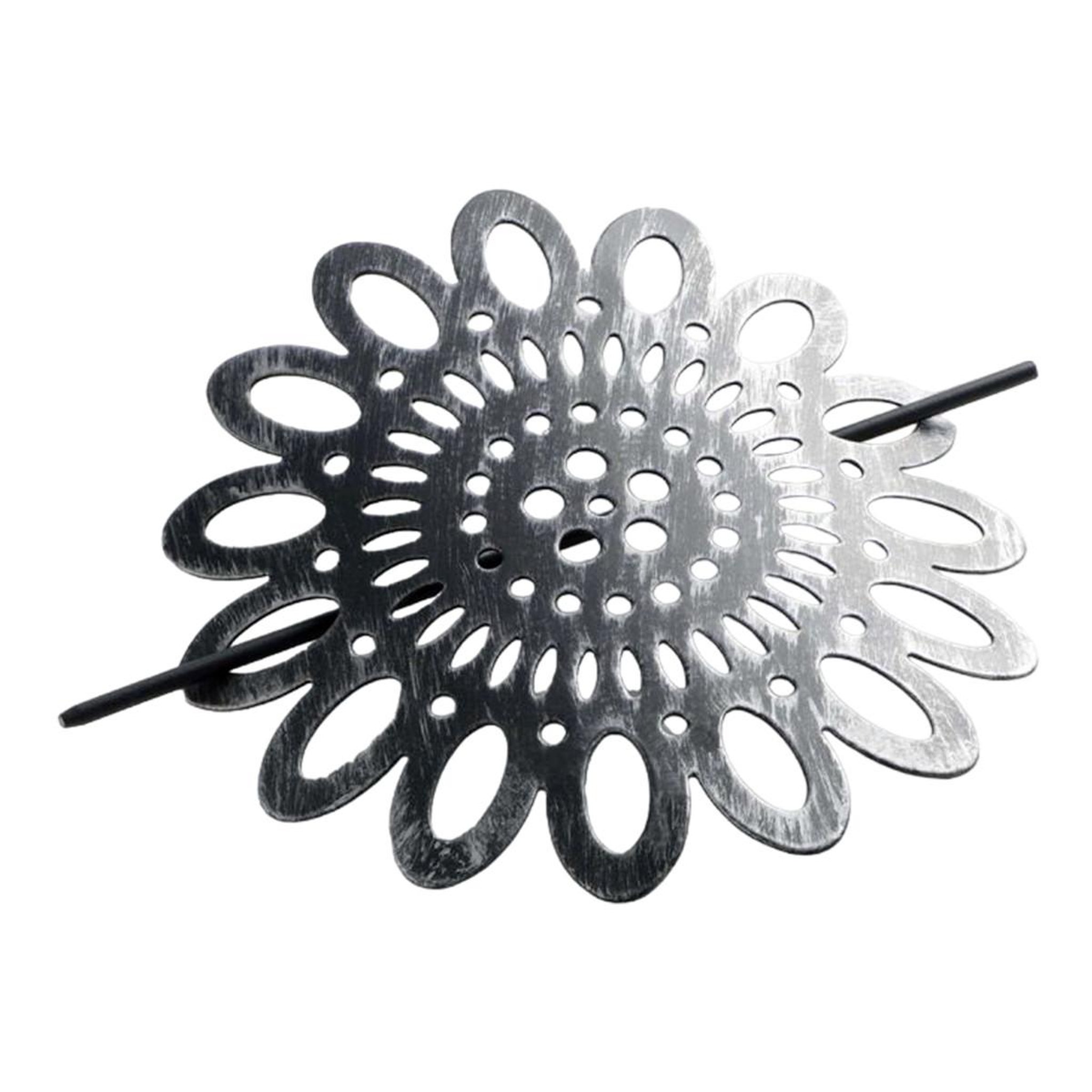 Douceur d'Intérieur Embrasse de rideau broche  mandy  17cm noir
