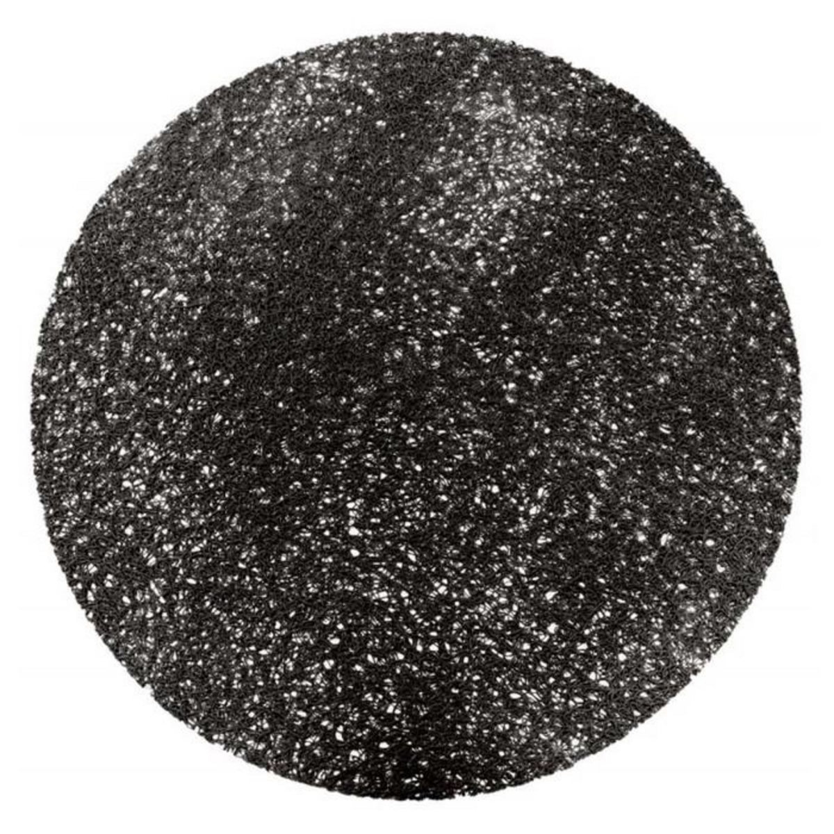 Paris Prix Set de Table Rond  Tortilla  38cm Noir