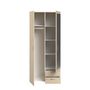 Voir la diapositive 4 : Armoire 2 portes L81cm 1 miroir DAISY
