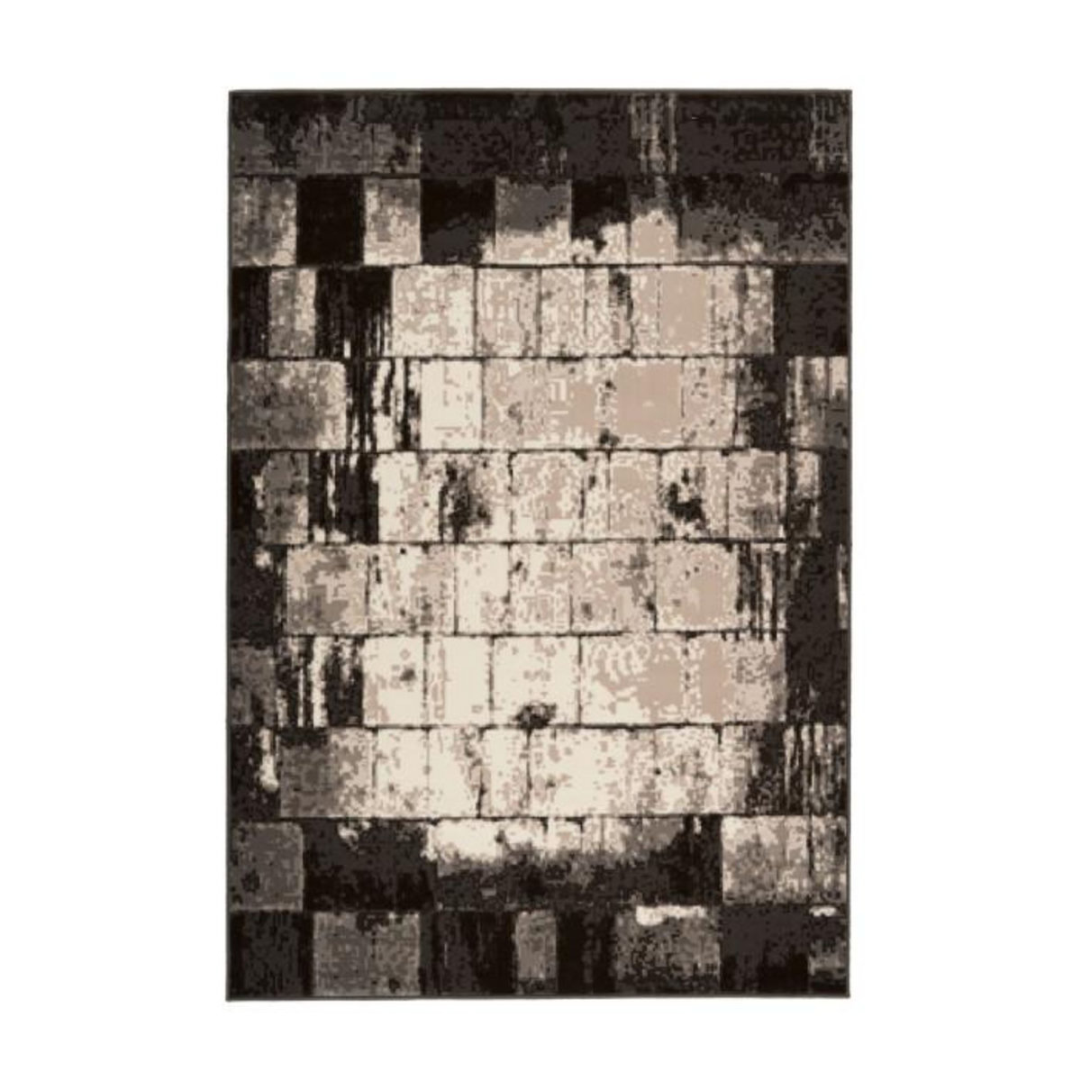 Paris Prix Tapis Vintage à Poils Courts  Esperanto III  Marron