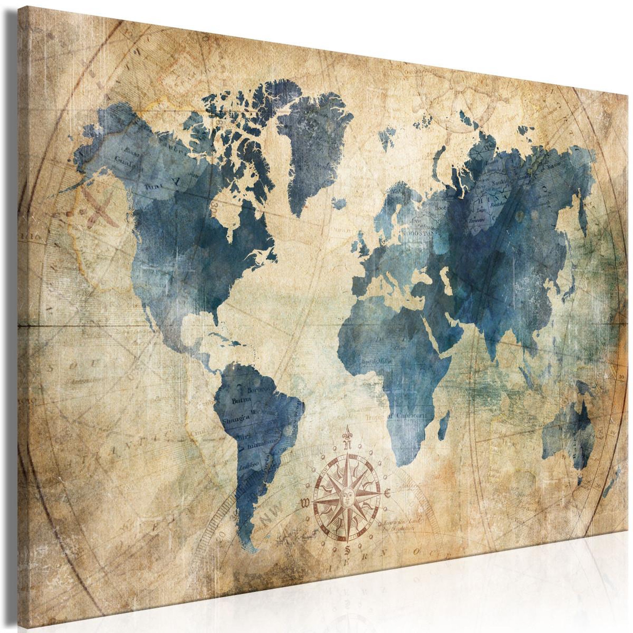 Voir la diapositive 1 : Paris Prix Tableau Imprimé  Retro Map Wide