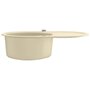 Voir la diapositive 5 : VIDAXL Evier de cuisine Granit Seul lavabo Ovale Beige
