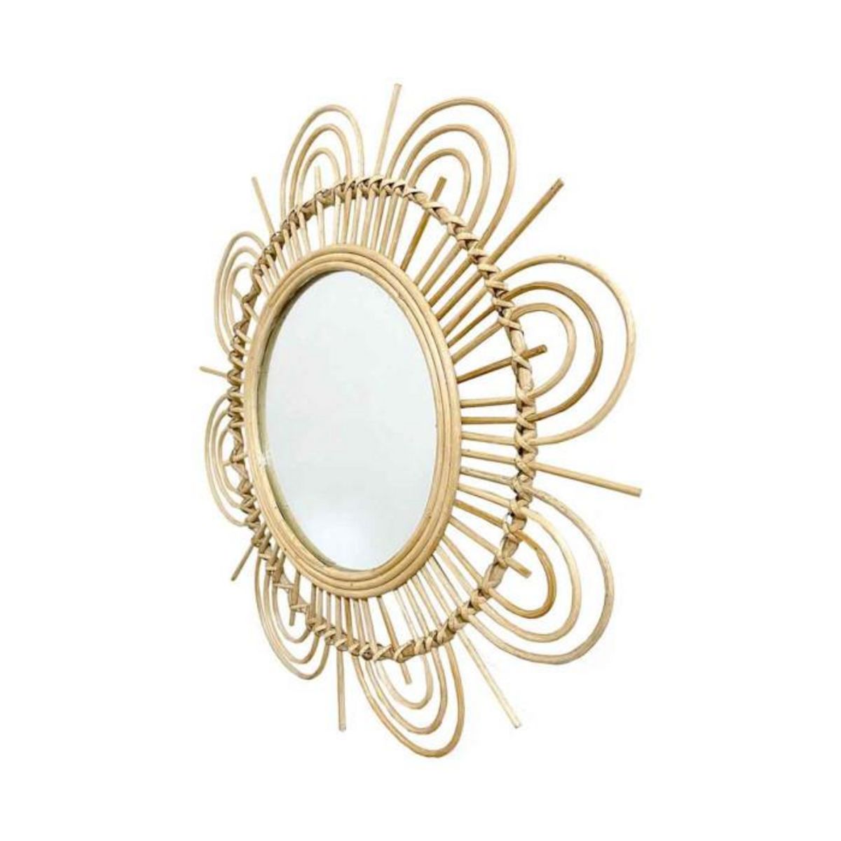 Paris Prix Miroir Mural Design en Rotin  Aina  51cm Naturel