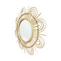 Voir la diapositive 3 : Paris Prix Miroir Mural Design en Rotin  Aina  51cm Naturel