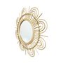 Voir la diapositive 3 : Paris Prix Miroir Mural Design en Rotin  Aina  51cm Naturel
