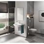 Voir la diapositive 2 : Grohe Lavabo suspendu et autoportant BAU ceramic GROHE - Largeur 60 cm - Profondeur 44 cm - Blanc