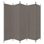 Voir la diapositive 5 : VIDAXL Cloison de separation 5 panneaux Anthracite 250x220 cm Tissu