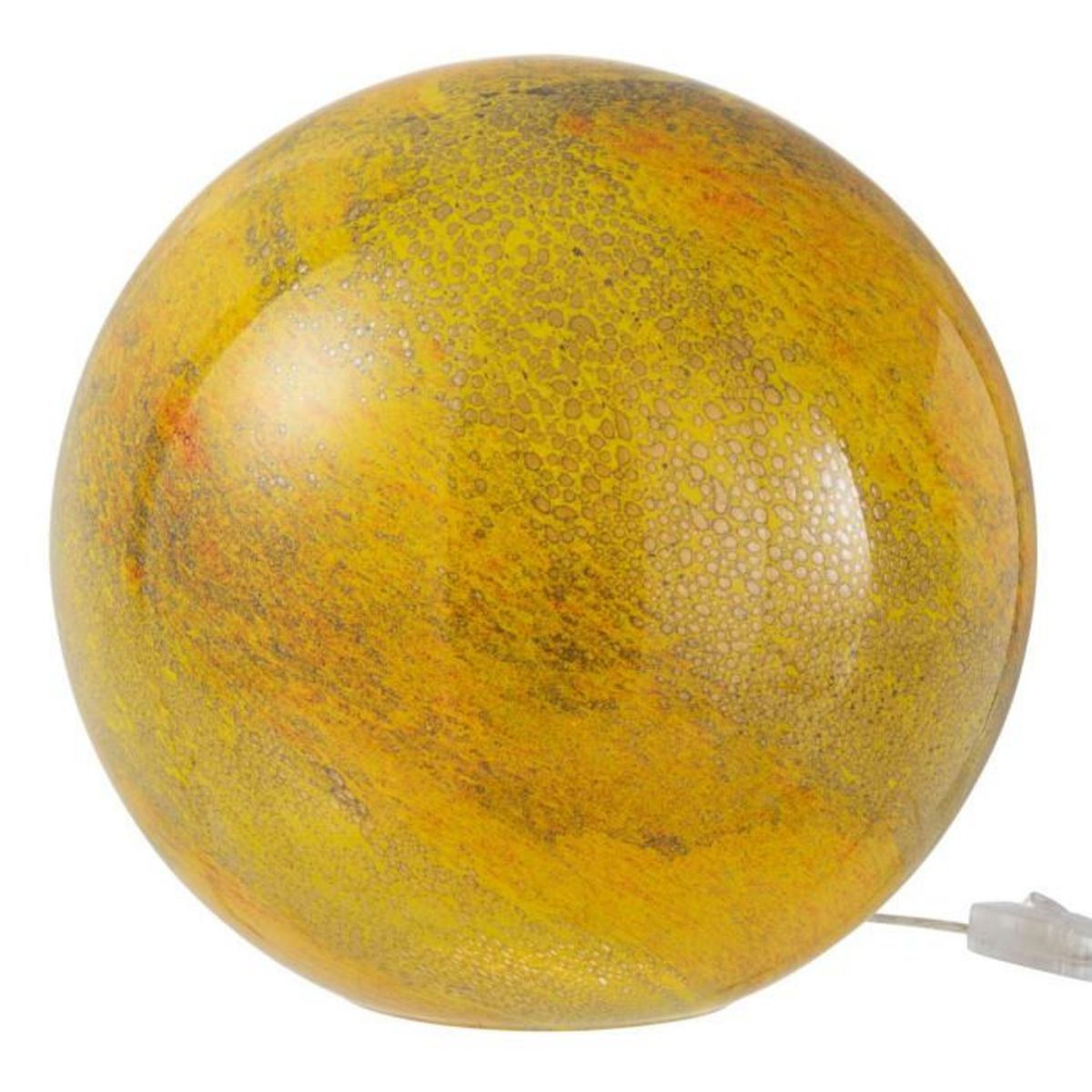 Paris Prix Lampe à Poser Ronde  Dany  29cm Jaune