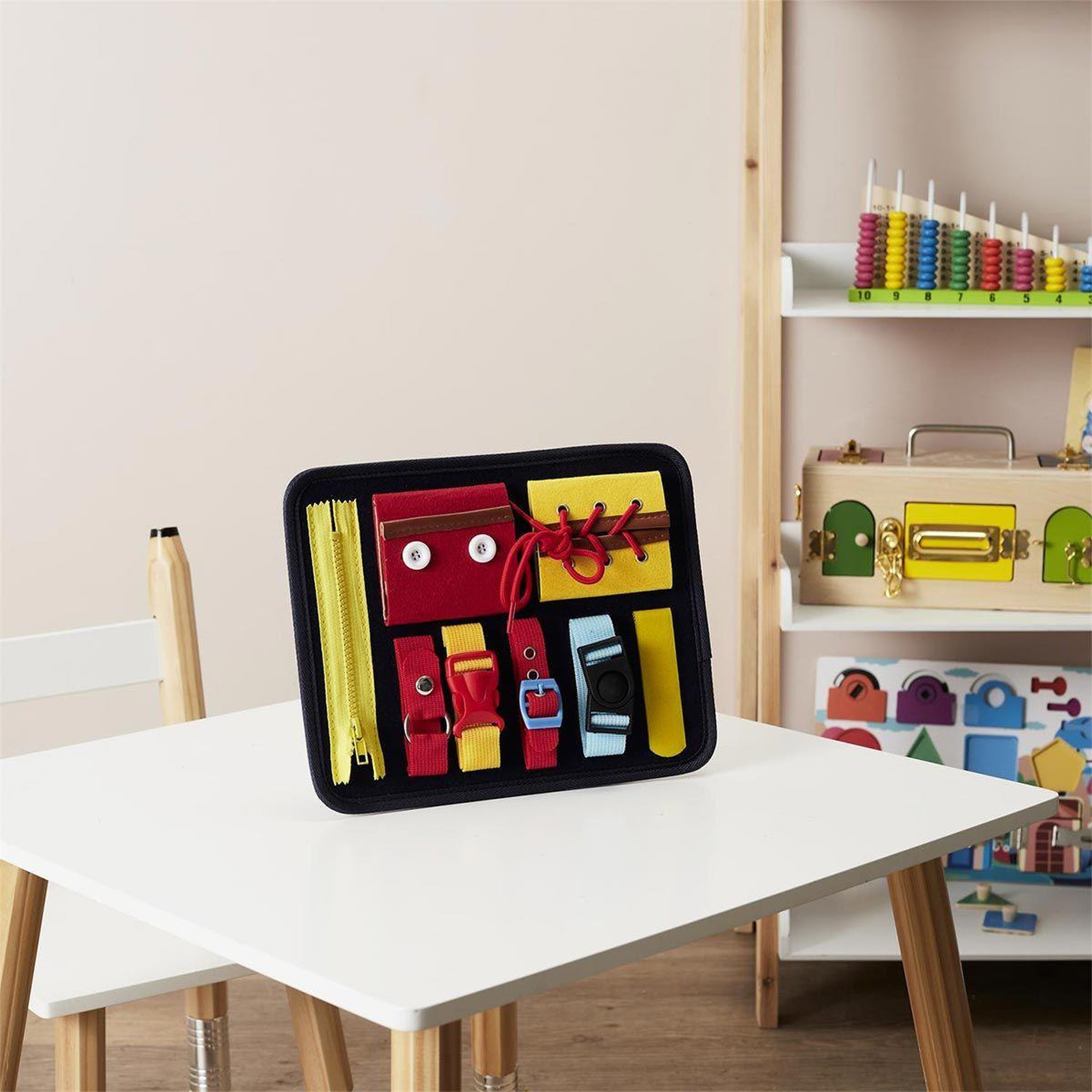 Voir la diapositive 3 : Jeux 2 momes Malette Multi Sensorielle  Montessori  28cm Noir