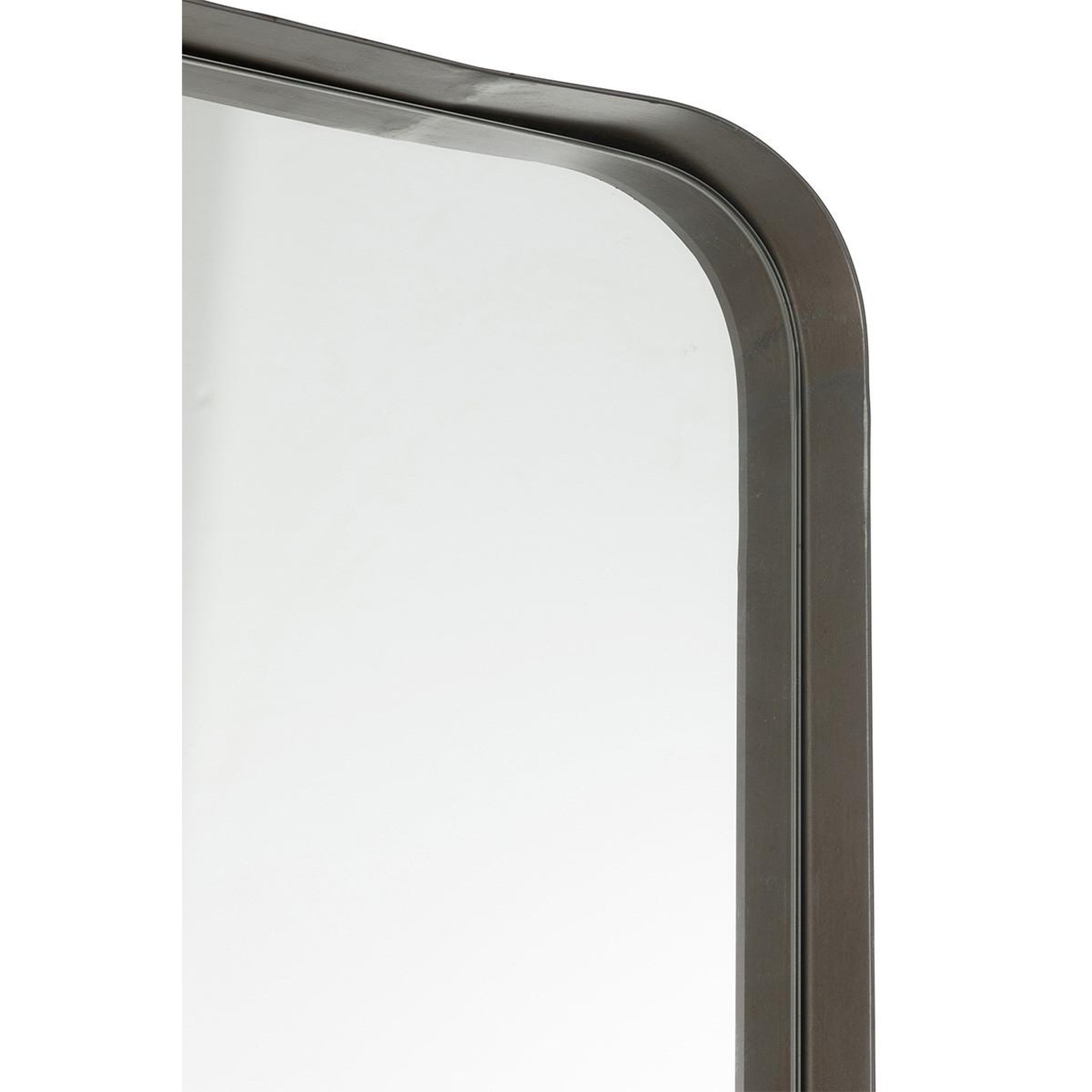 Voir la diapositive 3 : J-LINE Miroir en Métal  Markus  180cm Noir