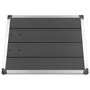Voir la diapositive 3 : VIDAXL Receveur de douche exterieur WPC Inox 80x62 cm Gris