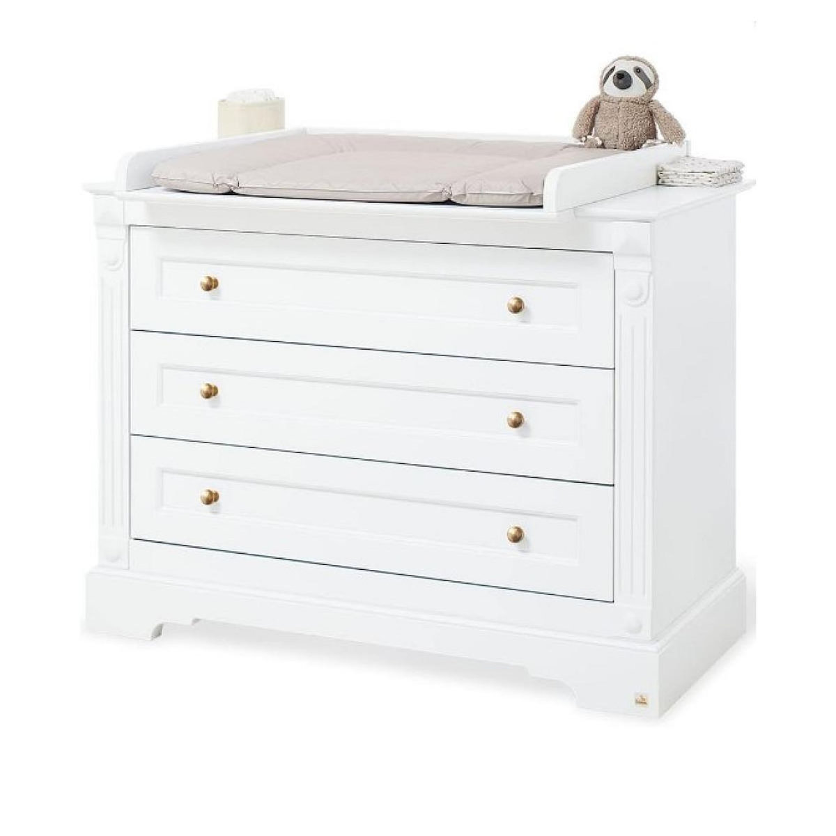 Pinolino Édition limitée - Chambre d'enfant Emilia Gold large 2 pièces