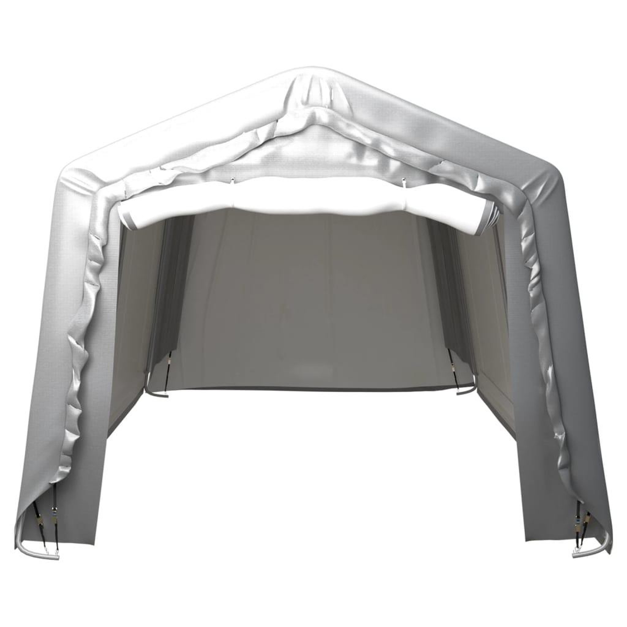 Voir la diapositive 2 : VIDAXL Tente de rangement 300x600 cm Acier Gris