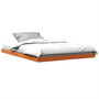 Voir la diapositive 3 : VIDAXL Cadre de lit sans matelas cire marron 140x190cm bois pin massif