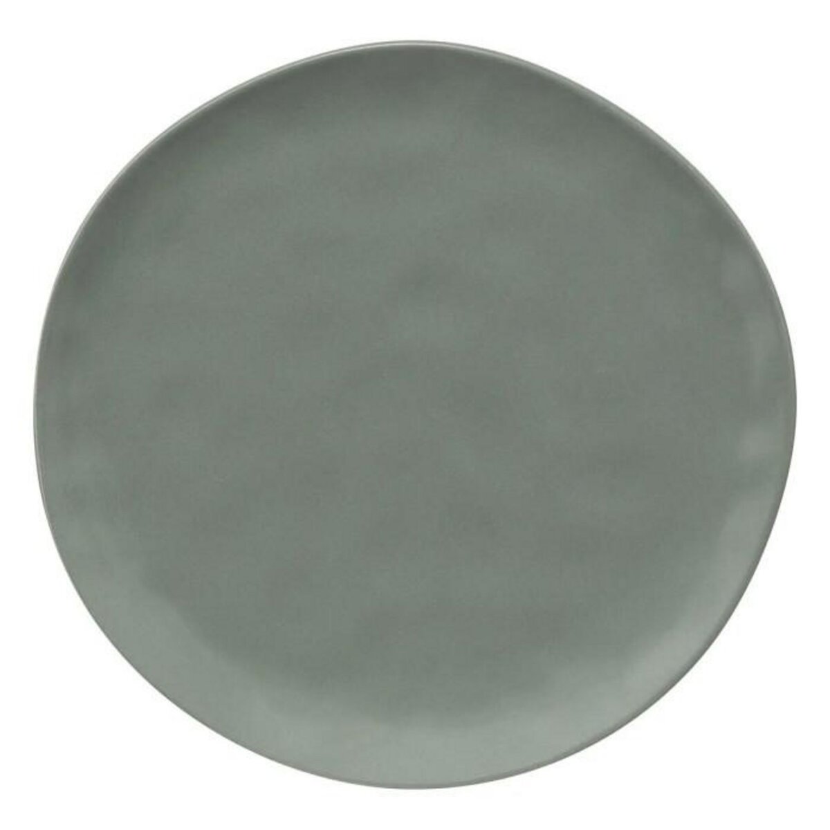 SECRET DE GOURMET Lot de 6 Assiettes Plates  Noe  26cm Vert Olive