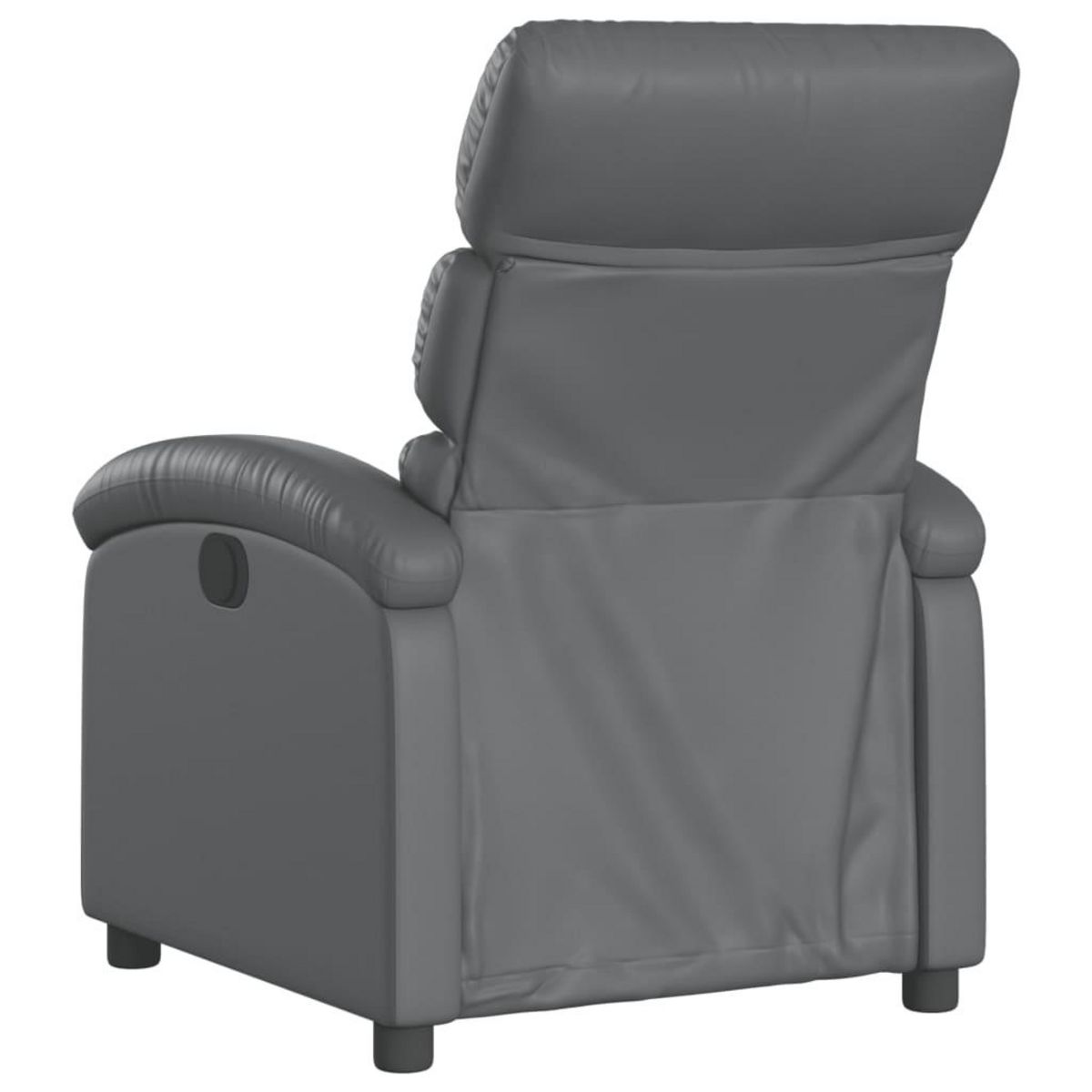 VIDAXL Fauteuil inclinable electrique Gris Similicuir
