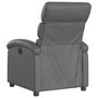 Voir la diapositive 5 : VIDAXL Fauteuil inclinable electrique Gris Similicuir