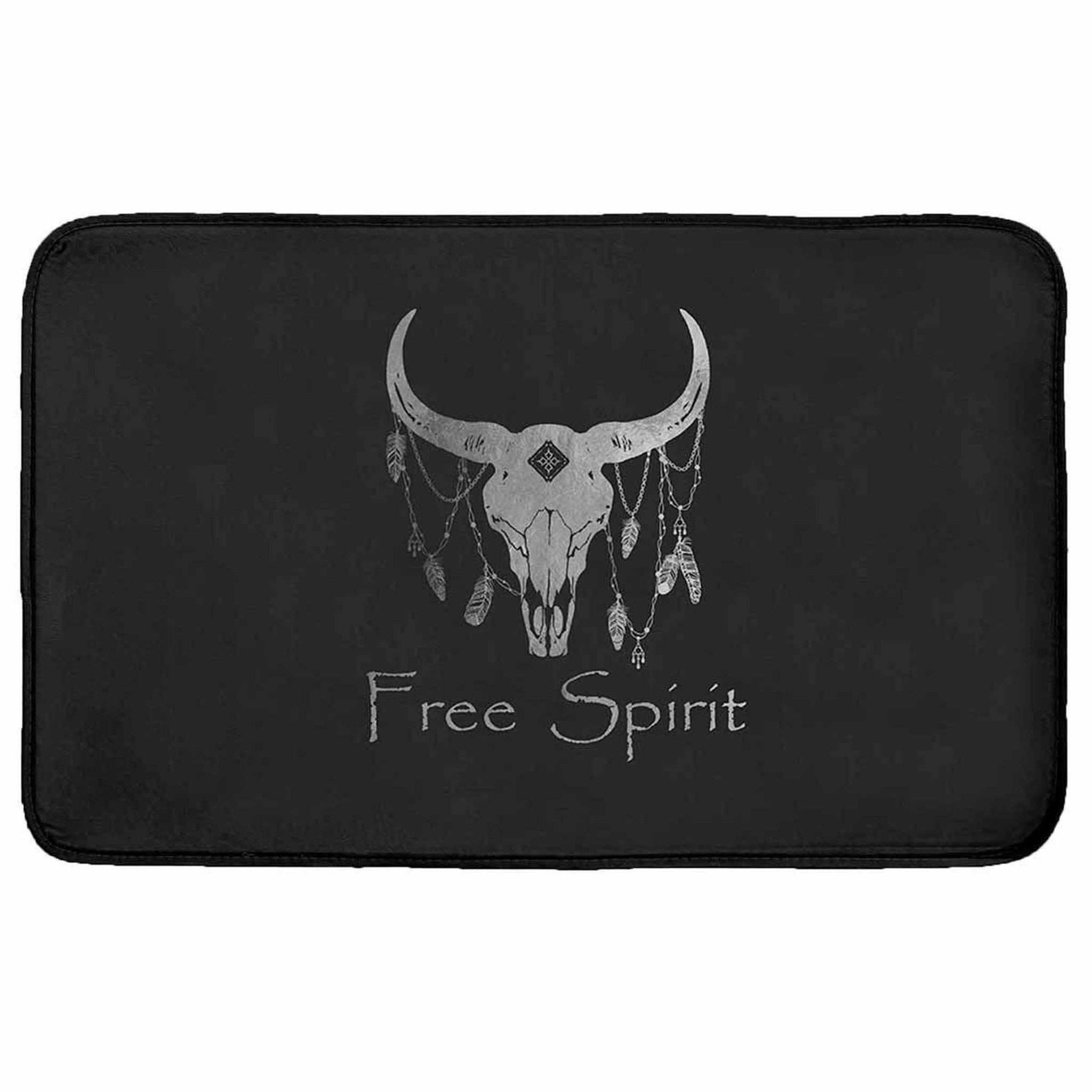 Douceur d'Intérieur Tapis déco en velours  yucatan  50x80cm argent