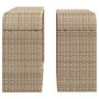 Voir la diapositive 5 : VIDAXL Etageres de rangement 2 pcs beige resine tressee