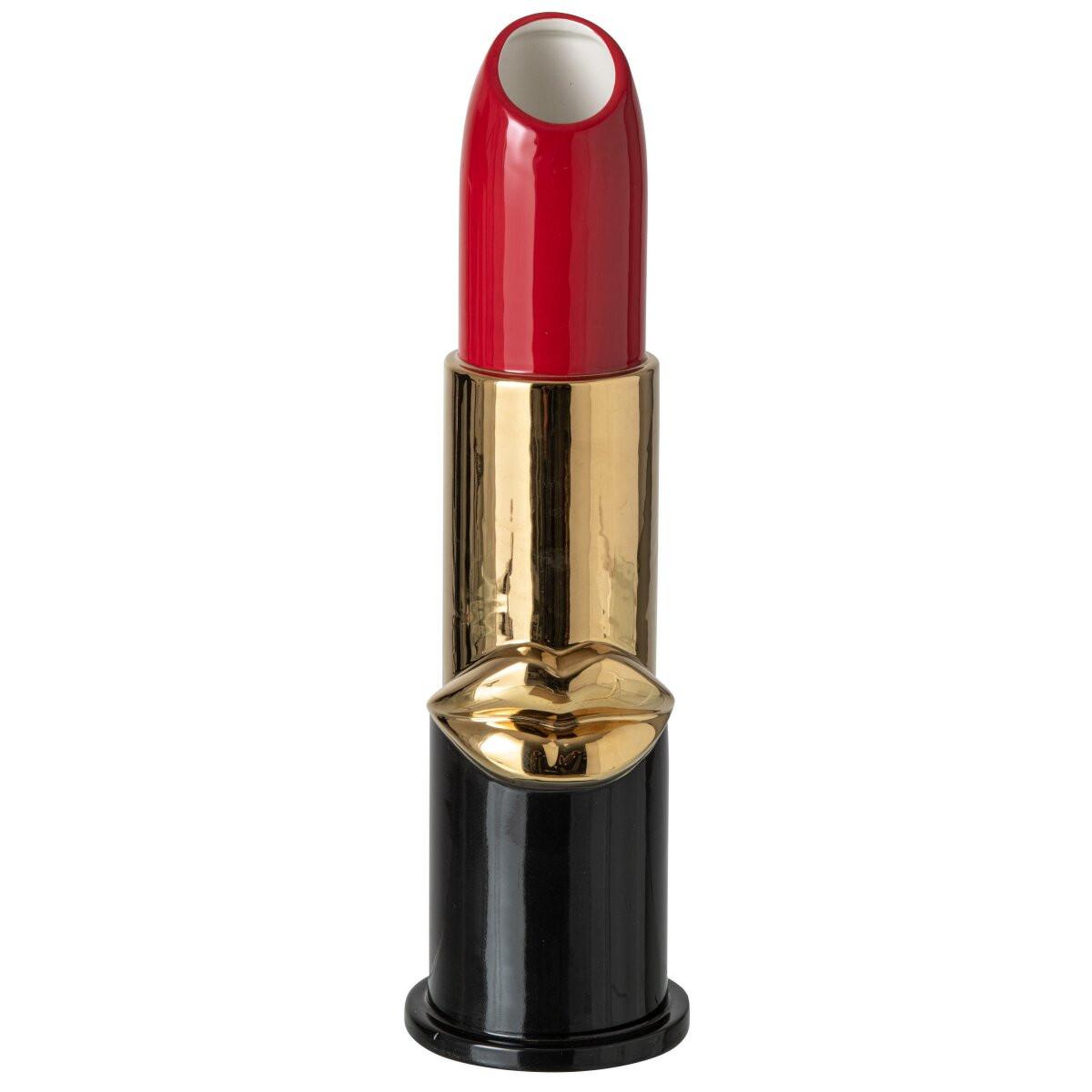 J-LINE Vase Rouge à Lèvres  Leif  38cm Multicolore