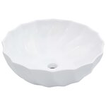 VIDAXL Lavabo 46x17 cm Ceramique Blanc