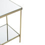 Voir la diapositive 3 : Paris Prix Table d'Appoint Carrée Design  Palace  46cm Or