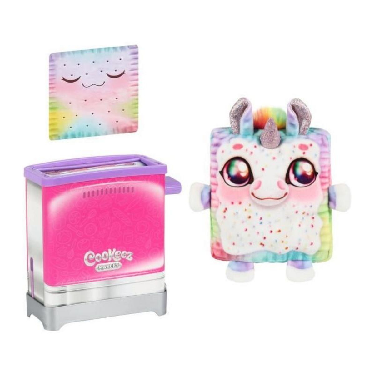 MOOSE TOYS Toasty - MOOSE TOYS - COOKEEZ MAKERY - Peluche parfumée en forme de toast, grille-pain interactif