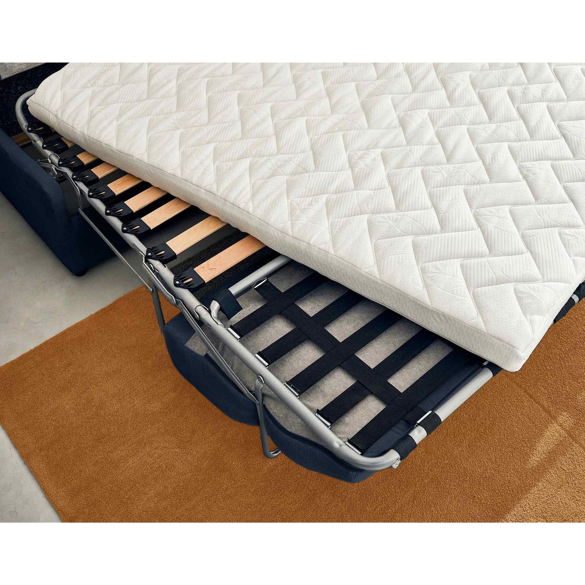 LISA DESIGN Palmira - canapé d'angle droit - 4 places - convertible couchage quotidien - matelas 14 cm - en velours côtelé