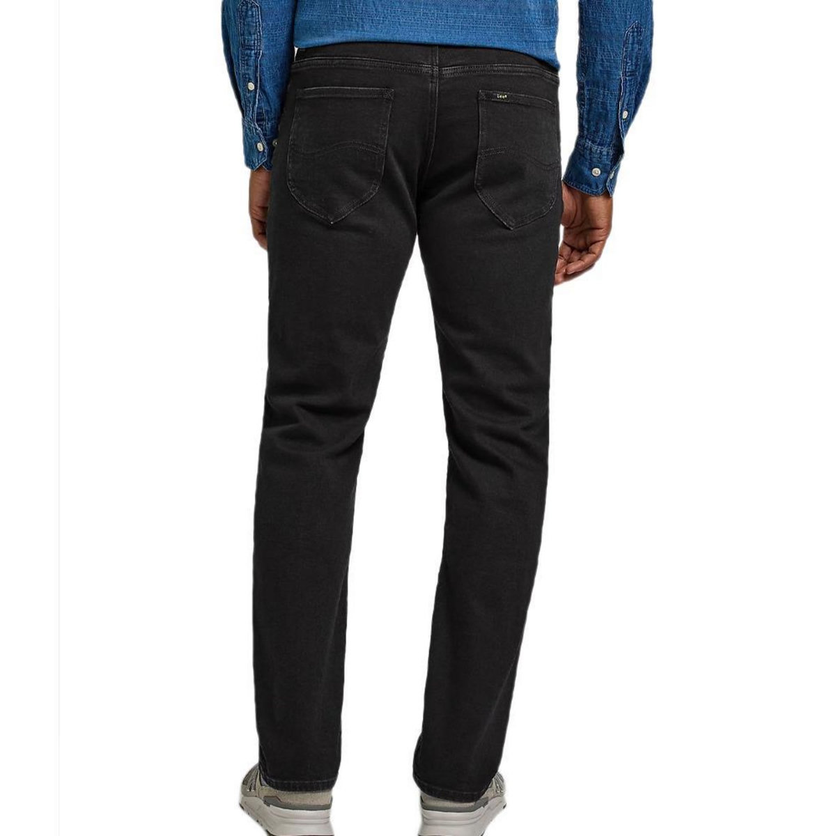 LEE Jean Straight Fit Noir Homme Lee Farrow