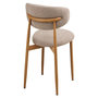 Voir la diapositive 5 : LISA DESIGN Eddie - lot de 2 chaises en tissu texturé - pieds en acier effet bois