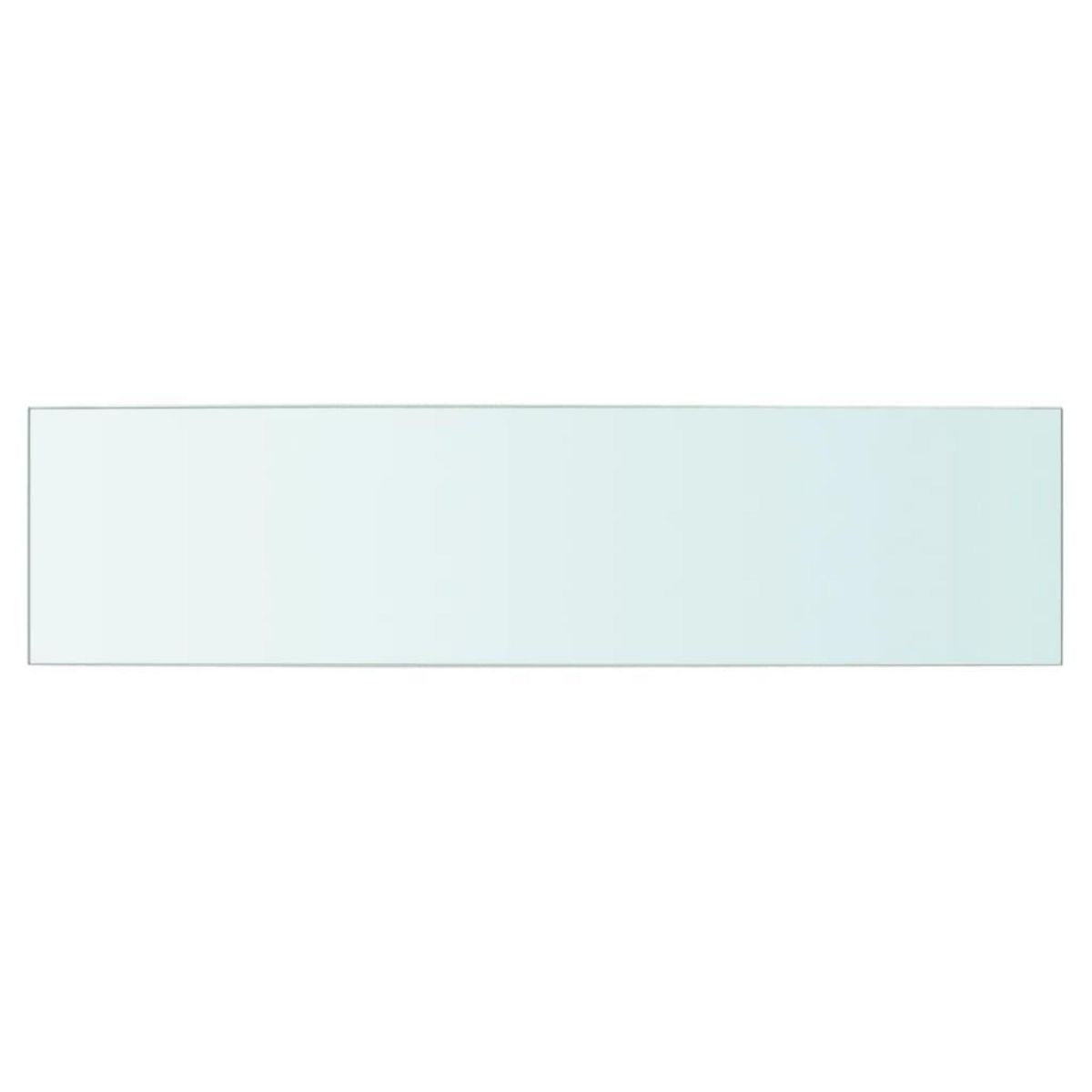 VIDAXL Panneaux d'etagere 2 pcs Verre Transparent 60 x 15 cm