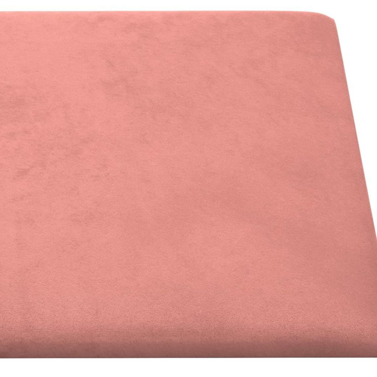 VIDAXL Panneaux muraux 12 pcs Rose 30x30 cm Velours 1,08 m²