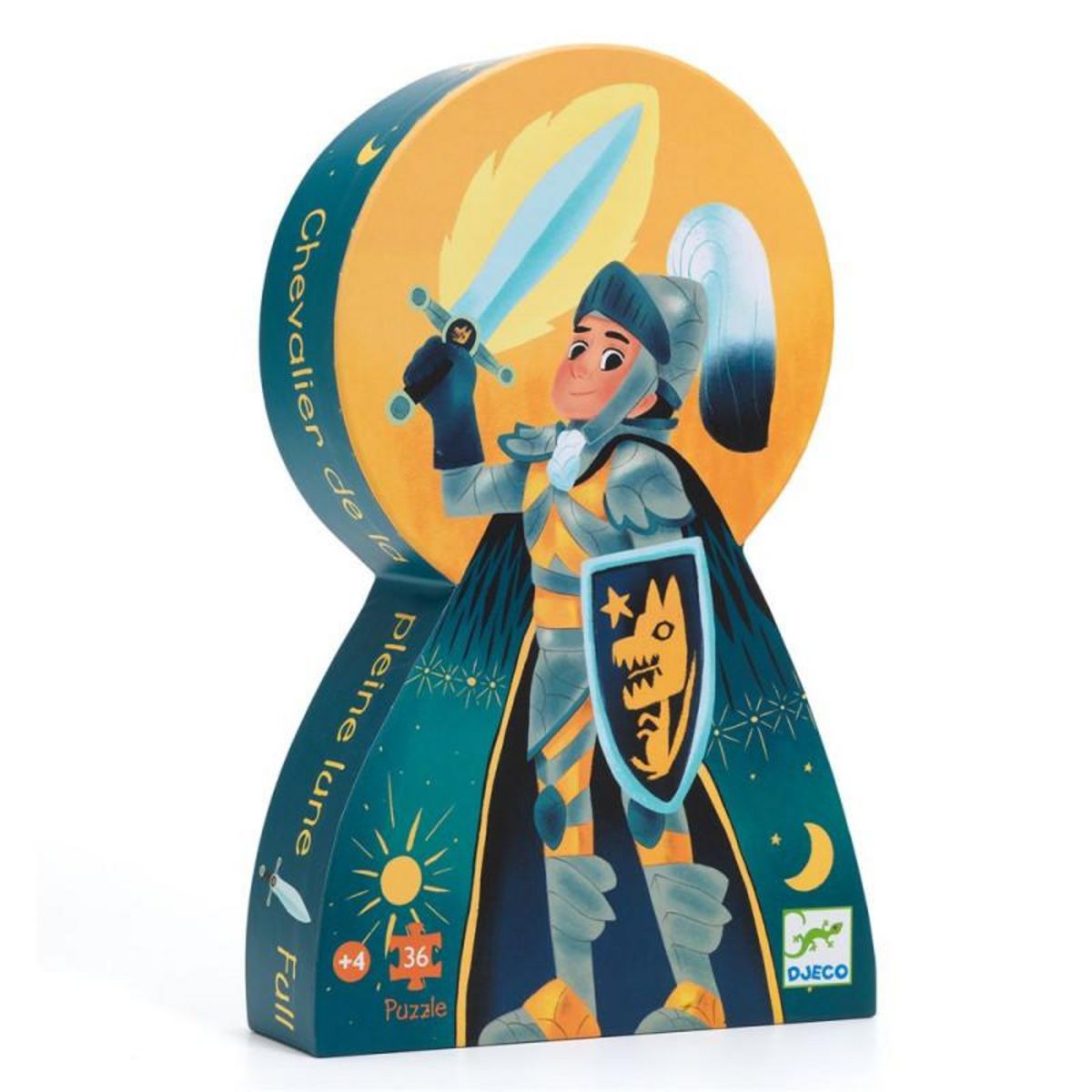 Djeco Puzzle enfant Djeco Chevalier de la pleine lune 36 pièces