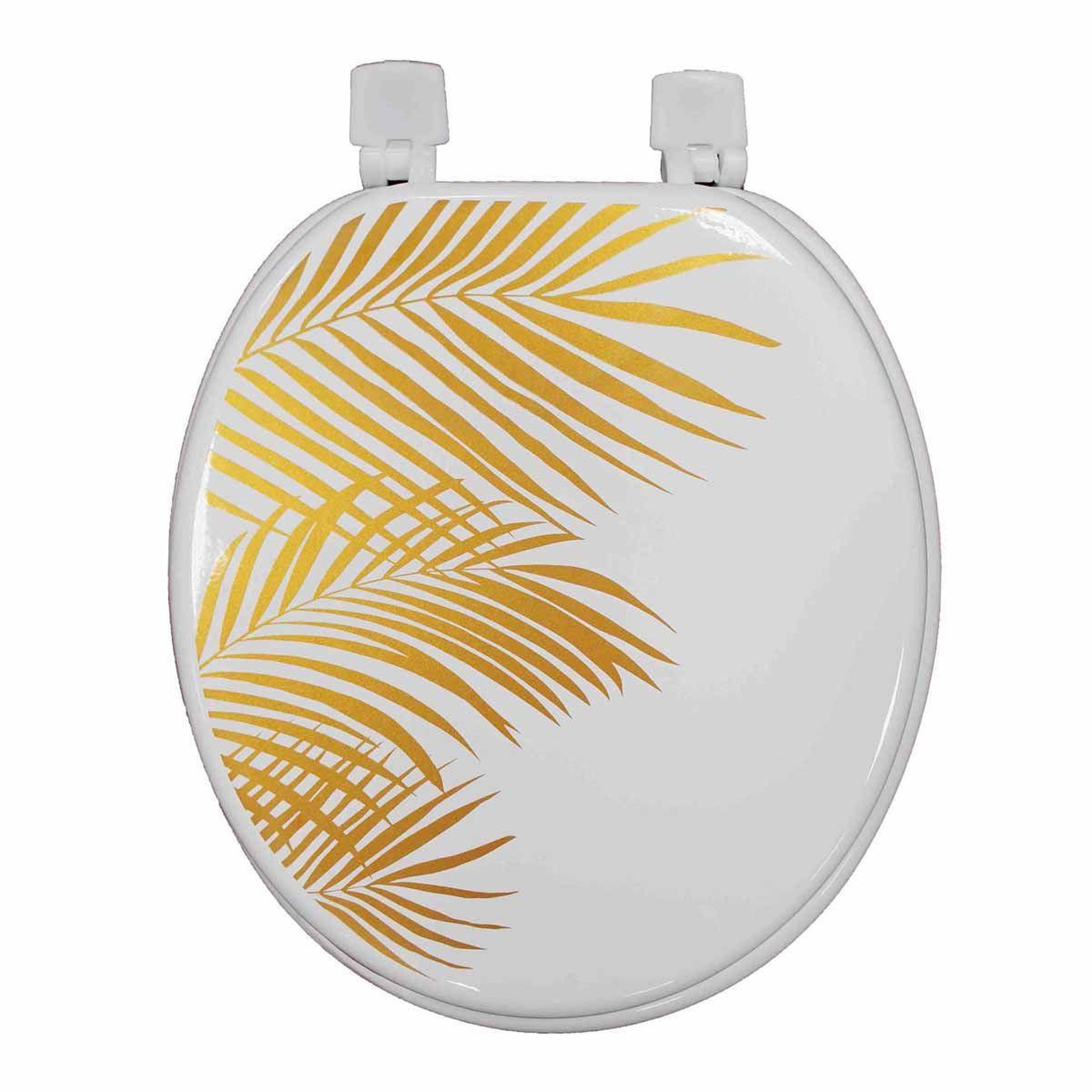 Voir la diapositive 1 : Douceur d'Intérieur Abattant wc imprimé  orbella  47cm blanc