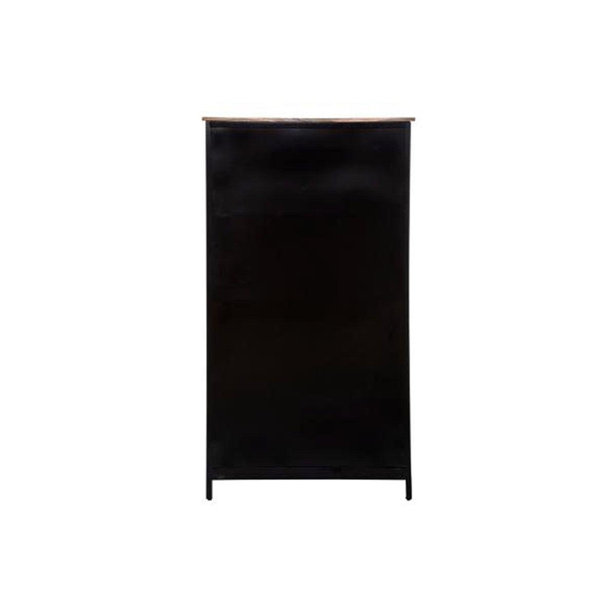Voir la diapositive 3 : ATMOSPHERA Vitrine 2 portes design  tibo  160cm noir
