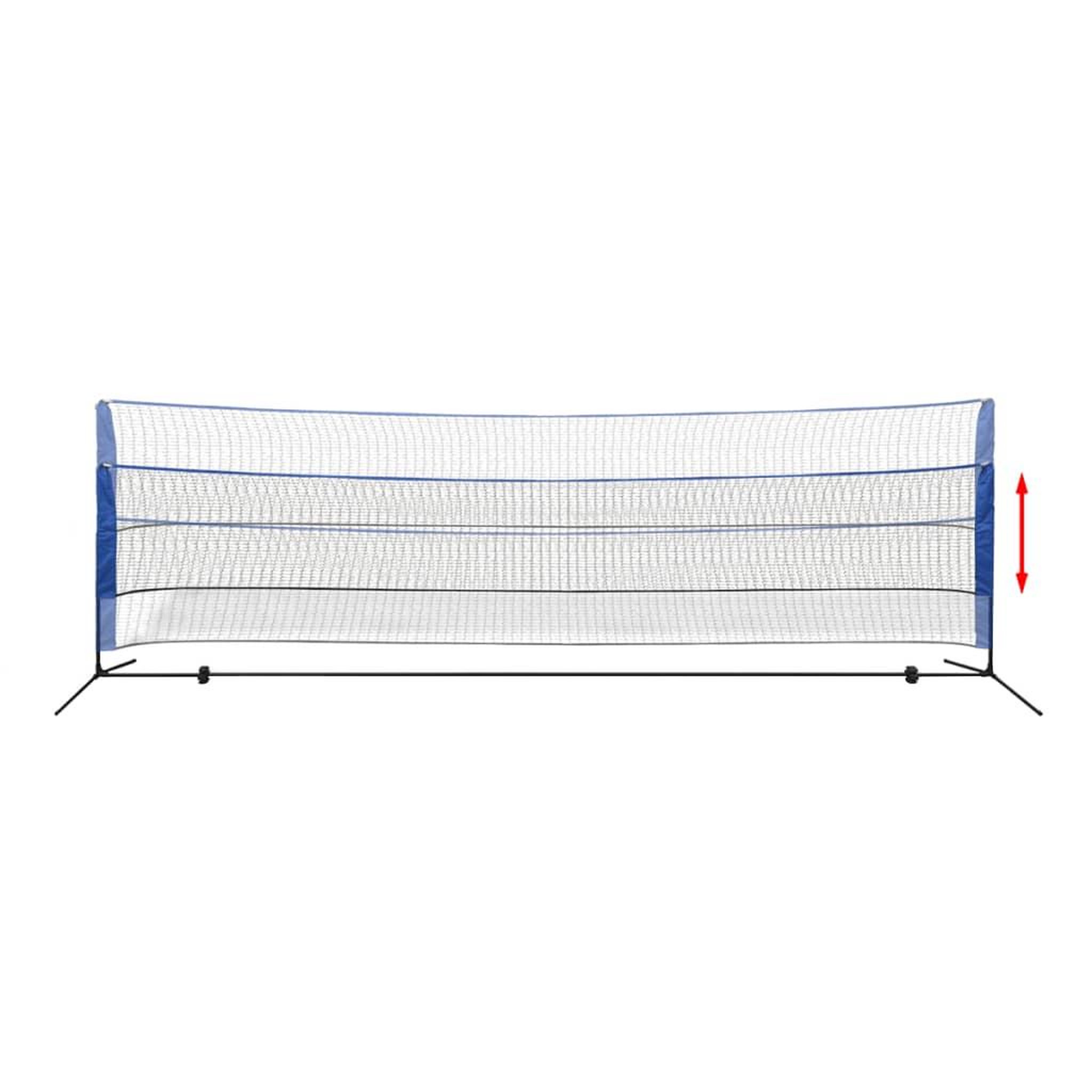 Voir la diapositive 4 : VIDAXL Filet de badminton avec volants 500 x 155 cm