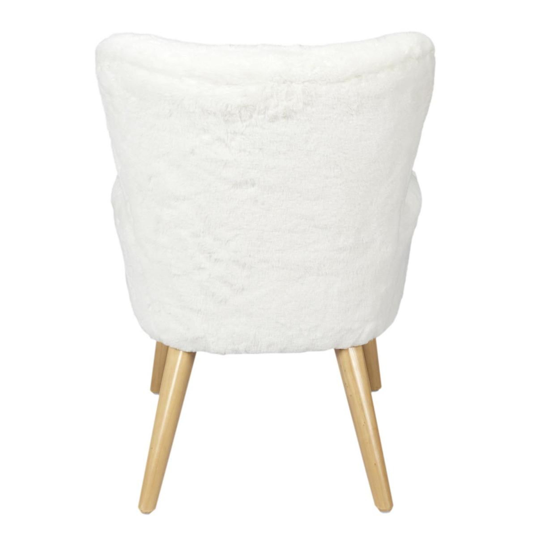 Voir la diapositive 4 : HOME DECO KIDS Fauteuil enfant imitation fourrure  helsinki  63cm blanc