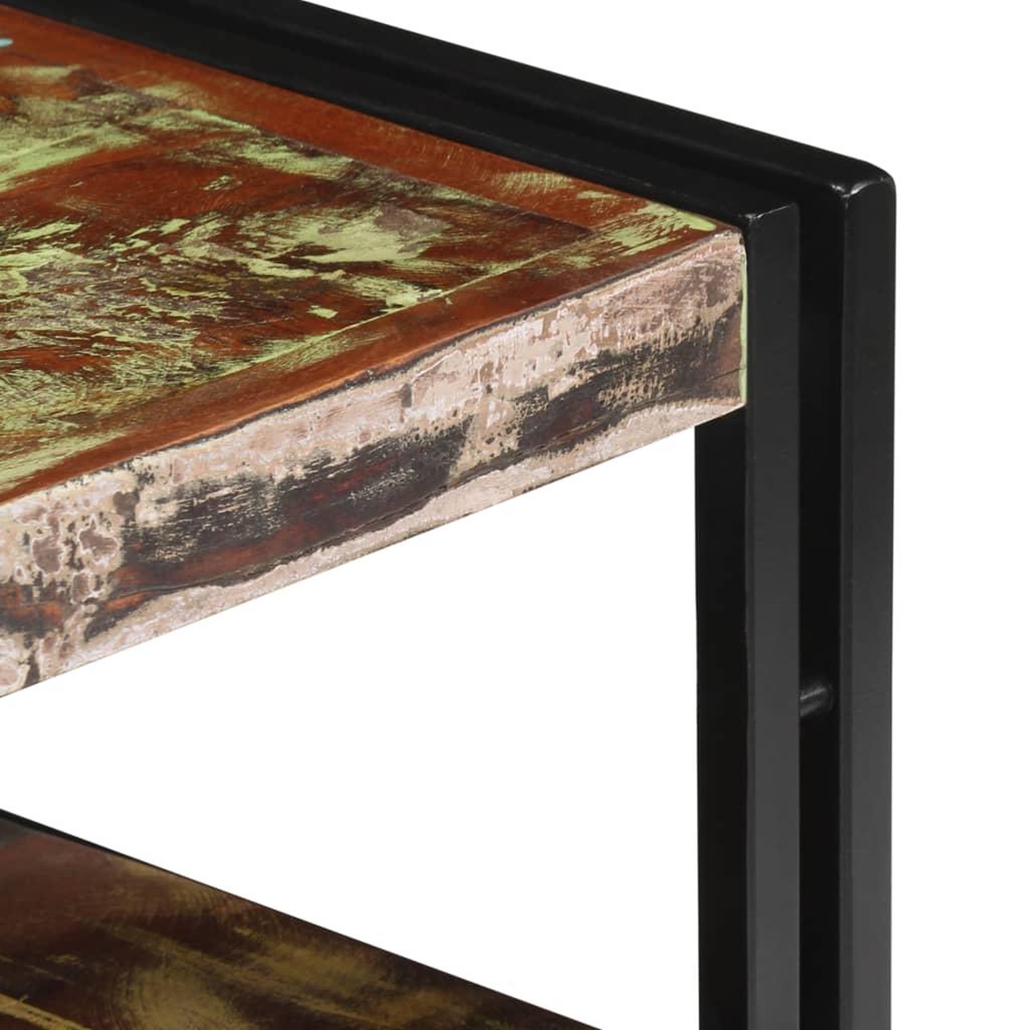 Voir la diapositive 4 : VIDAXL Meuble TV Bois de recuperation massif 120 x 30 x 40 cm