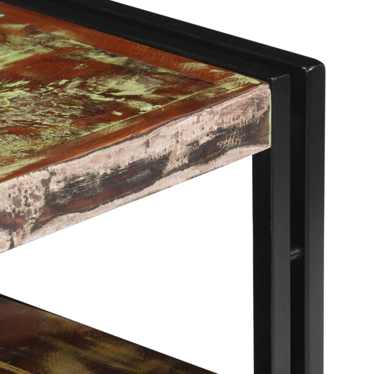 VIDAXL Meuble TV Bois de recuperation massif 120 x 30 x 40 cm