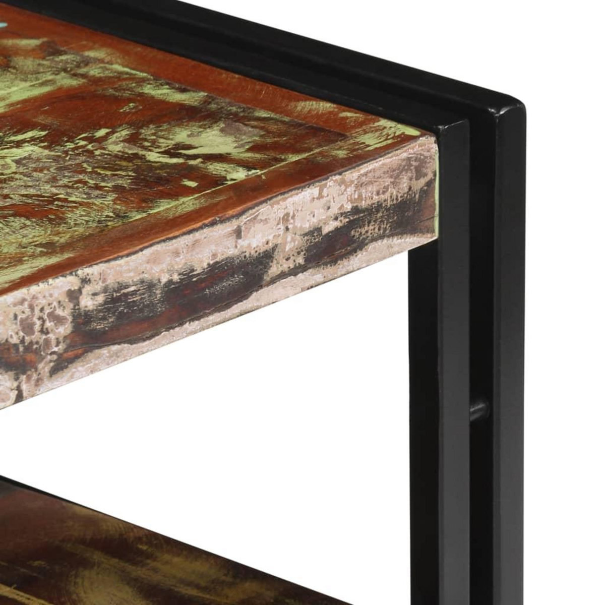 VIDAXL Meuble TV Bois de recuperation massif 120 x 30 x 40 cm