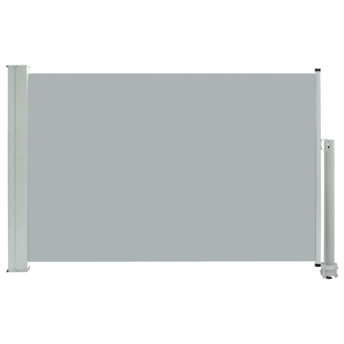 VIDAXL Auvent lateral retractable de patio 60x300 cm Gris