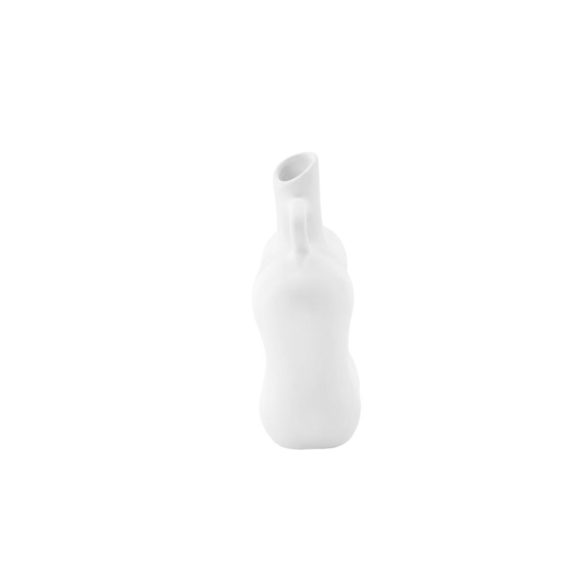 Voir la diapositive 2 : Paris Prix Vase design en céramique  dity  19cm blanc