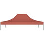 Voir la diapositive 3 : VIDAXL Toit de tente de reception 4,5x3 m Terre cuite 270 g/m^2