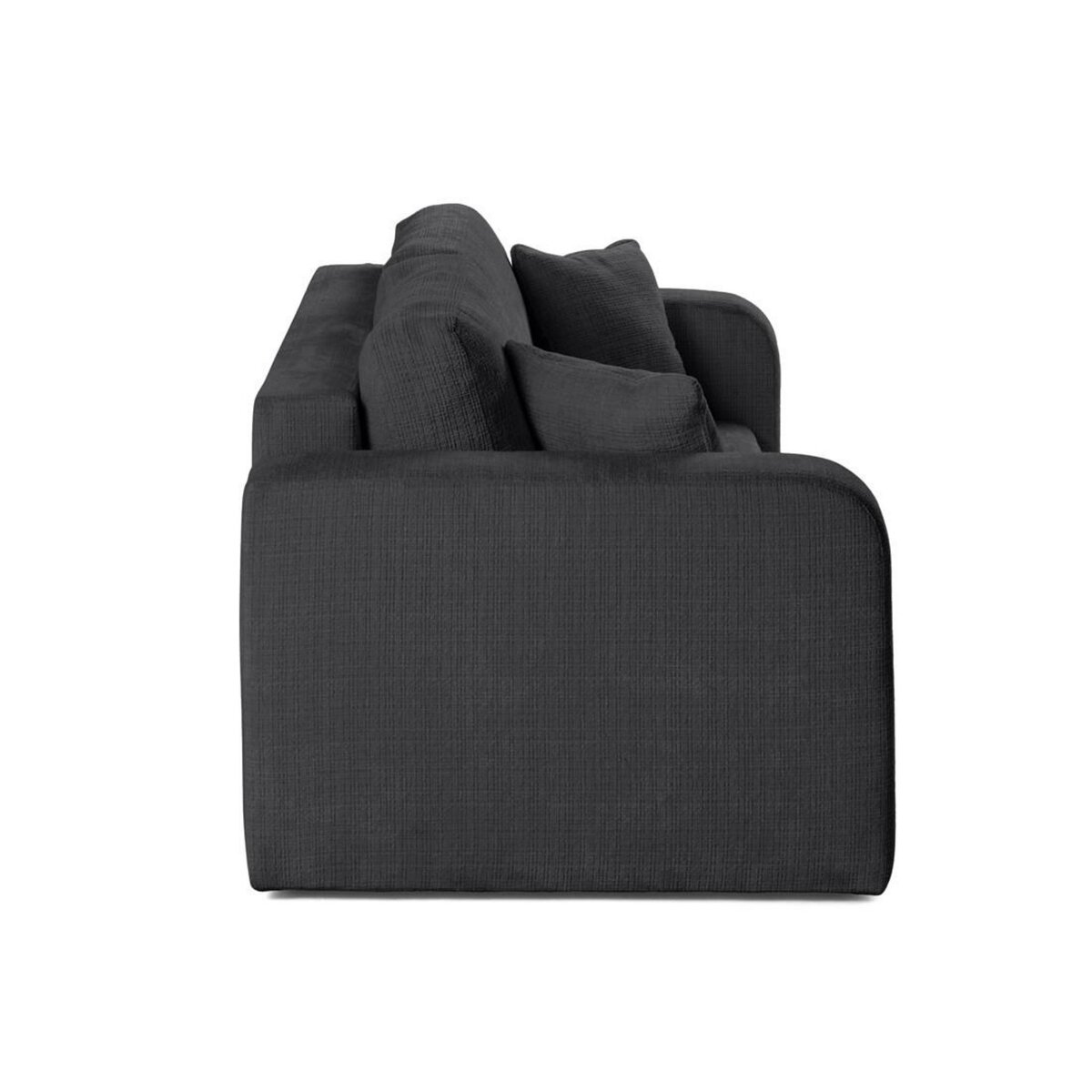 BEST MOBILIER Miro - canapé droit 2 places - en velours texturé