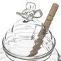 Voir la diapositive 2 : FIVE Pot à Miel en Verre & Cuillère  Honey  14cm Transparent