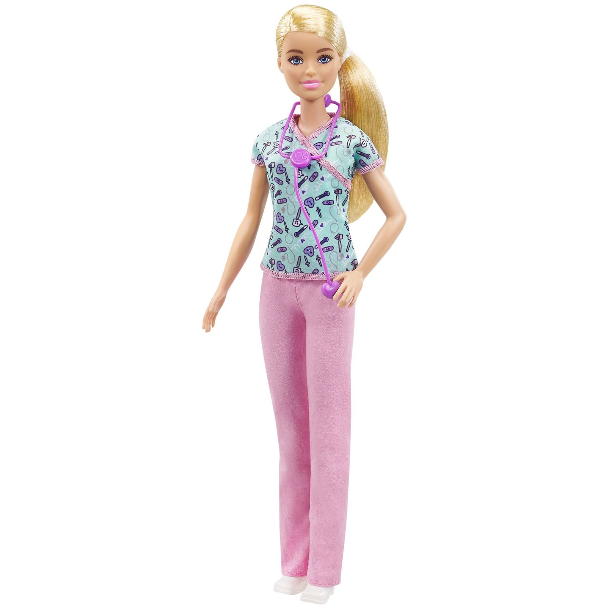 Voir la diapositive 1 : BARBIE Poupée Barbie Métiers Infirmière