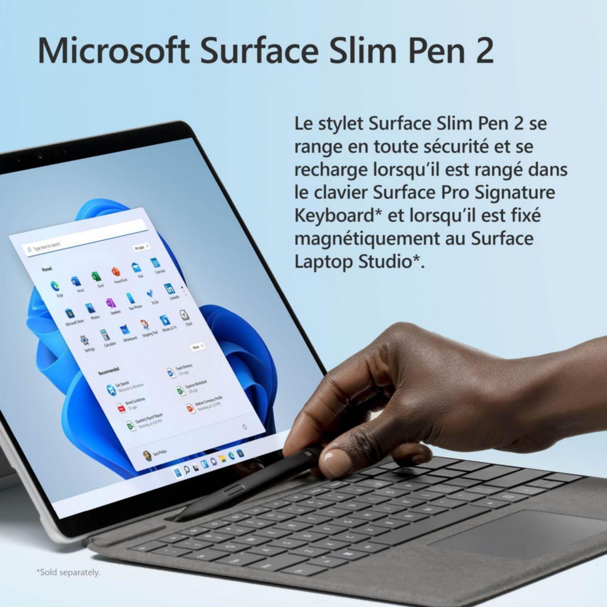 MICROSOFT Stylet Surface Slim Pen 2 noir