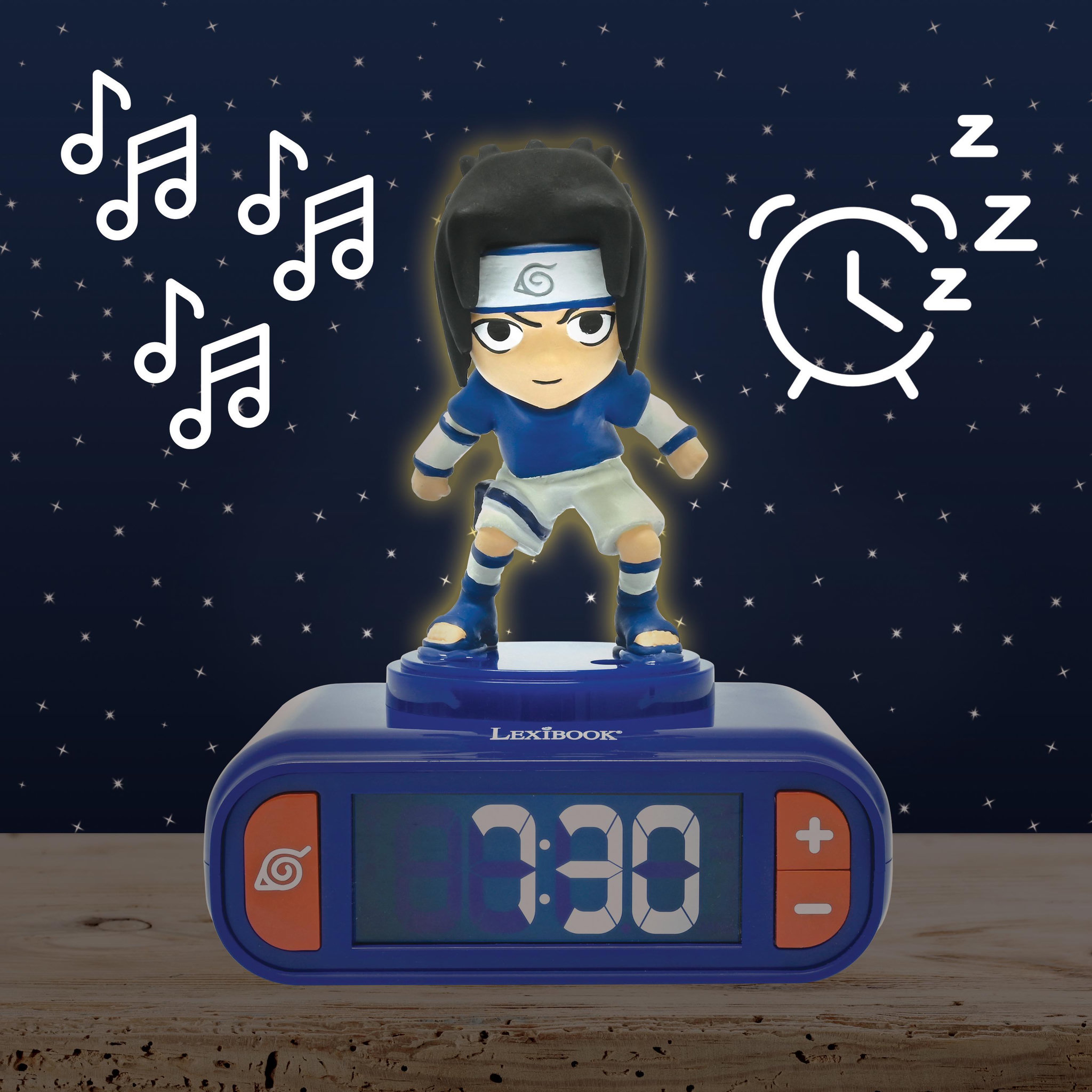 Voir la diapositive 2 : Lexibook Réveil - Veilleuse Sasuke avec effets sonores