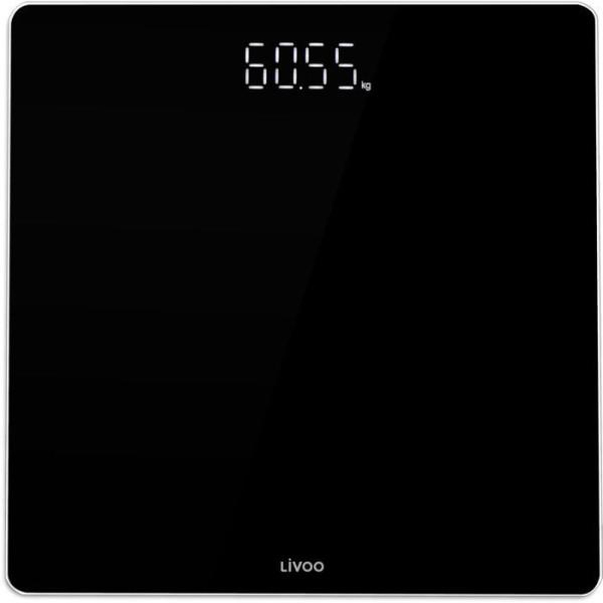 LIVOO Balance - Pese Personne  électronique - LIVOO - DOM524N - Écran LED - 180 kg - Verre trempé